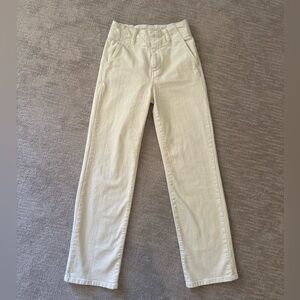 Anthropologie Pilcro cream denim size 25